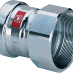 VIEGA 630 027 Viega Prestabo XL-Übergangsstück mit SC-Contur Stahl unlegiert, verzinkt, Modell 1112XL VdS-Zulassung d: 108,0 Rp: 4 1112XL Verpackungseinheit:1ST