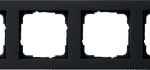 GIRA 021409 Rahmen 4fach E2 schwarz matt  Verpackungseinheit:1ST