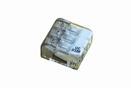 6a5c54c7-b7c8-4b53-86c3-31c4afa4c1ab ALVA DOK 3 MINI HE Mini Verbindungsdosenklemme 3-polig mit Hebeln 0,2... 2,5 mm², transparent Verpackungseinheit:100ST – Bild 1