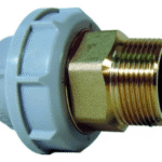 FISCHER GEORG 727550908 GF Übergangsverschraubung PP-H/Ms d 32x1" AG Dichtung EPDM  Verpackungseinheit:1ST