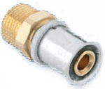 ROTH WERKE 1135004407 Roth Übergangsnippel 63mm x 2"AG Messing  Verpackungseinheit:1ST