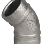 VICTAULIC F00110060ZZG000 168.3 mm/6" No 11 45° Bogen Verzinkt  Verpackungseinheit:1ST