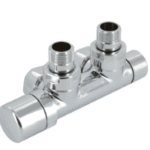 ZEHNDER BPPABHZAASW ZE Anschluss-Armatur Set Q Eckform Thermostatkopf links, weiß  Verpackungseinheit:1ST