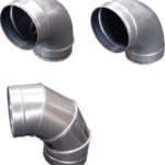 ALVA ALB025045 ALVA Spiro Bogen B 45Gr. R=D NW 250, verzinkt  Verpackungseinheit:1ST