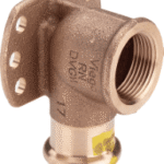 VIEGA 346 706 Viega Profipress G-Wandscheibe mit SC-Contur Rotguss, Modell 2625.5 d: 22 Rp: ¾ 2625,5 Verpackungseinheit:1ST