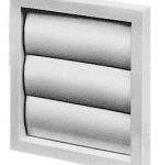 HELIOS 857 Helios Verschlussklappe Type VK125 weiß  Verpackungseinheit:1ST