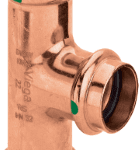 VIEGA 292 065 Viega Profipress-T-Stück mit SC-Contur Kupfer, Modell 2418 VdS-Zulassung d1: 42 d2: 35 d3: 42 2418 Verpackungseinheit:1ST