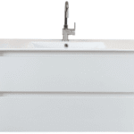 ALVA AQBMBEWTUSK3W ALVA Bela Unterschrank ink. Keramik WT, 2 Ausz., 101x50,8x51cm, Weiß Glanz  Verpackungseinheit:1ST