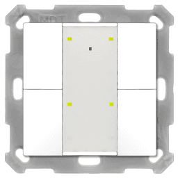 6ebfd424-9e81-4a07-b747-d0dc67927e67 MDT BE-TA55T4.G2 Taster Plus TS 55 4-fach, Reinweiß glänz end Verpackungseinheit:1ST – Bild 1