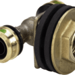 VIEGA 647 735 Viega Raxofix-Doppelwanddurchführung mit SC-Contur Siliziumbronze, Modell 5332.81 d: 16 Rp: ½ G: ¾ L: 25 5332,81 Verpackungseinheit:1ST