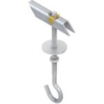 HKL 23H100 Kippdübel mit Gewinde M5, Gewindelänge 95 mm, Stahl, galvanisch verzinkt DIN EN ISO 2081, blaupassiviert