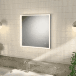 ALVA AQBMFOLS19 ALVA Forta 2.0 Lichtspiegel 60x60cm Touchschalt.,LED 35W, Lichtrahm. Weiß M.  Verpackungseinheit:1ST