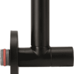 ALVA AQARVADEV5S ALVA Varia Design-Eckventil 1/2" m. Ros. Schlauchverblendung 70mm, Schwarz Matt  Verpackungseinheit:1ST