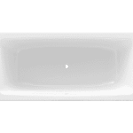 ALVA AQBWFODUO180S ALVA Forta Stahlemail Wanne Duo 180x80cm, schweres Mod., Weiß oh. Füsse  Verpackungseinheit:1ST