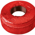 VICTAULIC F0060M1390TRB0C 139,7x26,9 mm Typ 60 Endkappe Rot mit Konzentrischer BohrungBSPF  Verpackungseinheit:1ST