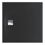 ALVA AQBTORBT90.1S ALVA Ora 1.0 Mineralguss Brausetasse 90x90x3cm, Stone Schwarz Matt  Verpackungseinheit:1ST