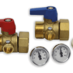 ROTH WERKE 1150008821 Roth Kugelhahnset 1" mit Thermometer  Verpackungseinheit:1ST