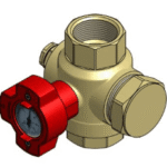 ALVA ALMFH32RO ALVA MFH Füll- & Spülstutzen 5/4" IG, Griff rot  Verpackungseinheit:1ST