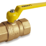 ALVA ACKHG1 ALVA Kugelhahn 1" Messing DIN2999 ÖVGW geprüft Alu-Griff gelb  Verpackungseinheit:1ST