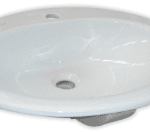 ALVA AQEWT ALVA Una Einlegewaschtisch 56x46cm mit Hahnloch, Weiß  Verpackungseinheit:1ST