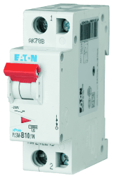 74119b2c-a65b-476b-abc0-c183ccc81659 EATON 242245 LS-Schalter 10kA B 10A/1pol+N 1,5TE PLSM-B10/1N-MW Verpackungseinheit:1ST – Bild 1