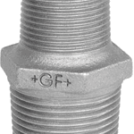 FISCHER GEORG FITTINGS 770245235 Doppelnippel red. Fig. 245 21/2"x2" verzinkt  Verpackungseinheit:1ST