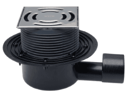 755c2a25-4a29-4783-9023-81b3da1ad5da HUTTERER & LECHNER HL5100 HL5100 - Bodenablauf DN50/75 waagrecht, 145x145mm Klick-Klack / 138x138mm 5100 Verpackungseinheit:1ST – Bild 1