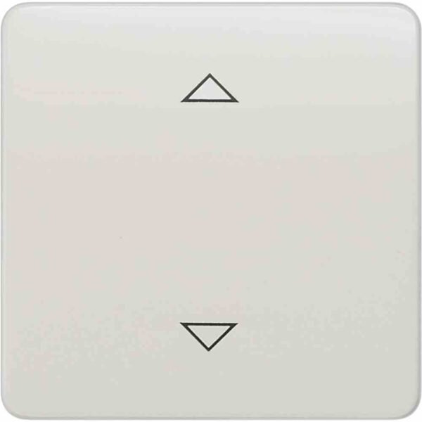 SIEMENS AG 5TG7960 DELTAprofil Taste einteilig, Jalousie, titanweiß, glänzend, Symbol Pfeile