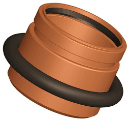 770b09ed-6bc1-4e0f-b446-139ab33dbf06 ALVA KANKGUSM100 ALVA PVC-Kanal Uebergang 4420 v.PVC-auf Steinz. DN100 Verpackungseinheit:1ST – Bild 1