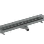 ALVA AQBFNODR66 ALVA Nova Duschrinne aus Edelstahl L:660x85mm, inkl. Abdichtfl., ohne Rost  Verpackungseinheit:1ST