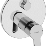 HANSA 8990 9003 HA Einhebelmischer Fertigmontageset für Wanne/Brause HANSAPRIMO 8990 Rosette rund Chrom  Verpackungseinheit:1ST