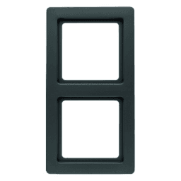 78d1404c-2e45-444d-9b23-9426ffb0e29d BERKER 10126086 Q.1 Rahmen 2fach anthrazit samt Verpackungseinheit:1ST – Bild 1