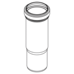 REHAU 11241091001 RAUPIANO PLUS Langmuffe DN 50  Verpackungseinheit:1ST