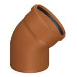 ALVA KANB400.45 ALVA Pvc-Kanal-Bogen Kgb DN 400/da 400mm 45 Grad  Verpackungseinheit:1ST