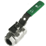 ALVA ARTEKH2M3I50 ALVA Edelstahlkugelh. M3 2tlg IG 2" PN63 voll.DG 1.4408 ISO-Top sperrb.Hebel  Verpackungseinheit:1ST