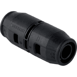 7b20952e-bce8-4120-acbd-2bf1d703cd04 GEBERIT 651.500.00.1 GE PushFit Kupplung PVDF d20mm Verpackungseinheit:1ST – Bild 1