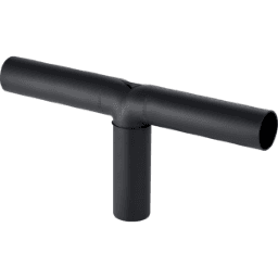 7c2ad2a0-9466-43f0-ad54-ff42b0a35cad GEBERIT 390.289.14.1 GE Silent-PP Doppelanschlussbogen 90 Gr. d50/46/46mm, lang Verpackungseinheit:1ST – Bild 1