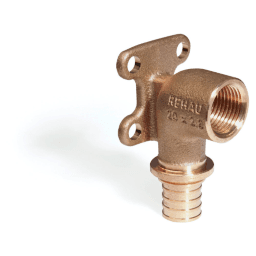 7ccdcba4-7267-4bb2-99b0-9bd45975ac29 REHAU 14563671001 REHAU Wandwinkel RAUTITAN RX+ 16 - Rp 1/2 mit quadrat. Wandscheibe Verpackungseinheit:1ST – Bild 1