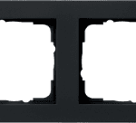 GIRA 021209 Rahmen 2fach E2 schwarz matt  Verpackungseinheit:1ST