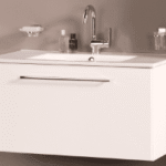 ALVA AQUS4W ALVA Una Unterschrank für WT4 1 Auszug, 89x46x45,2cm, Weiß  Verpackungseinheit:1ST