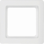 BERKER 10116089 Rahmen 1fach Q.1 polarweiß, samt  Verpackungseinheit:1ST