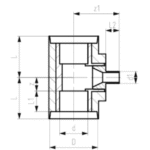 FISCHER GEORG 738204519 GF Cool-Fit T90red isol PE100 SDR11 d90-d32  Verpackungseinheit:1ST