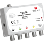 TRIAX 307640 Opto-Quattro-Rückumsetzer 4x SAT + 1x Te rr. für Opto-LNB`s TOL 32/64 und TOU 232 TVQ 06 Verpackungseinheit:1ST