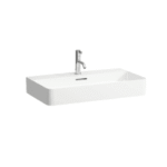LAUFEN H8162850001041 Laufen VAL 816285 Aufsatz-Waschtisch  Saphirkeramik weiß 750x420x115 1 Hahnloch mittig mit Überlauf ,  wandmontiert,  Unterseite geschliffen,  Befestigungsset inklusive  Verpackungseinheit:1ST