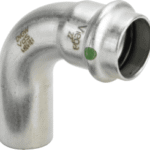 VIEGA 435 721 Viega Sanpress Inox-Bogen 90° mit SC-Contur Stahl nichtrostend, Modell 2316.1 VdS-Zulassung d: 22 2316,1 Verpackungseinheit:1ST