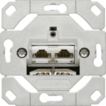 GIRA 245200 Netzwerk Cat.6{sub}A{/sub} 2f Einsatz  Verpackungseinheit:1ST