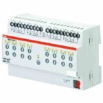 ABB 2CDG110122R0011 Jalousieaktor, Bussystem KNX, REG, 8f, 8Eing, Vor Ort-/Handbedienung, Funktion Schalten