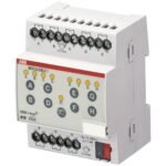 ABB 2CDG110092R0011 Binäreingang, Bussystem KNX, REG, 4TE, mit LED-Anzeige, 8f