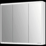 ALVA AQBMVASPS3.1 ALVA Varia Spiegelschrank 80x71,4,8x15,2cm, LED-Lightstrip, Weiß  Verpackungseinheit:1ST