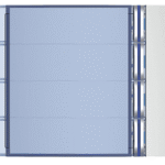 BTICINO 352041 Abdeckung für Ruftastenmodule von SFERA Aluminium, 4 Ruftasten,  Farbe: Allmetal  Verpackungseinheit:1ST
